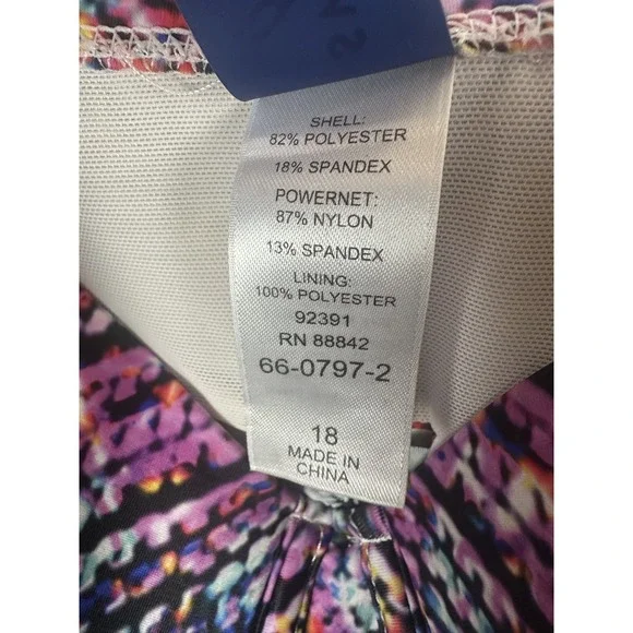 Swimsuits For All Macrame Underwire One Piece Swimsuit Cut Out Plus Size 18 - Picture 12 of 16